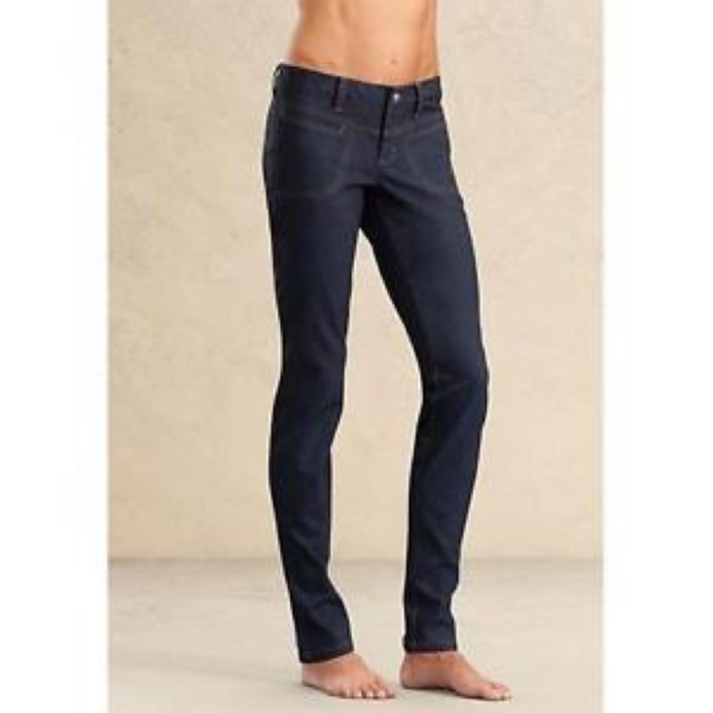 Athleta women 4 skinny dry dipper Indigo wash jeans denim gorpcore outdoor